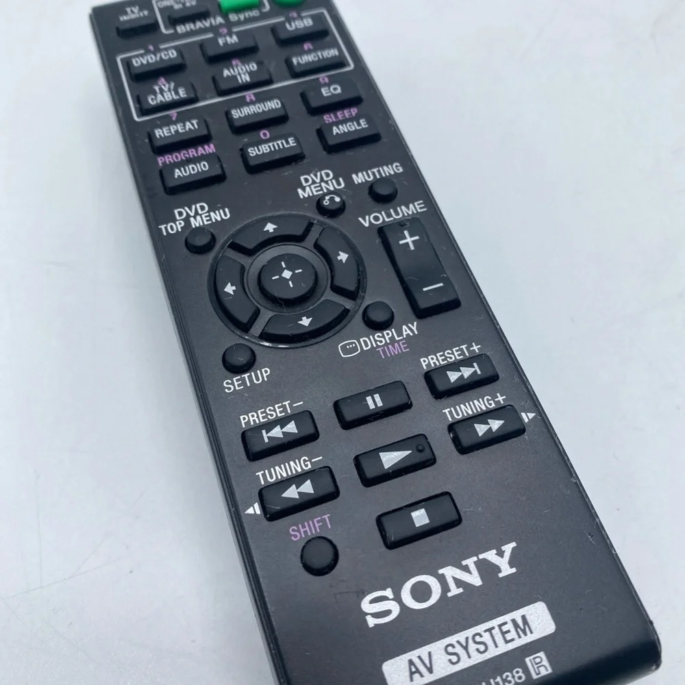 Sony RM-ADU138 Audio Receiver Remote Control For 148997311 AVRZ130